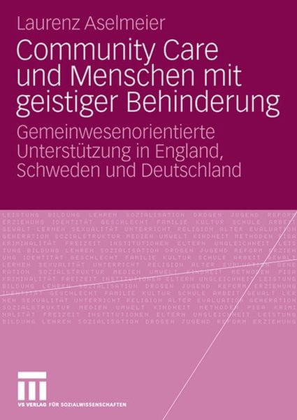Produktbild: Community Care und Menschen mit geistiger Behinderung