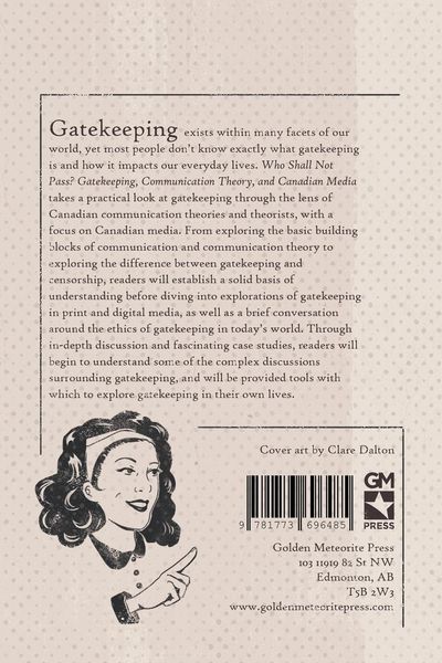 Produktbild: Who Shall Not Pass? Gatekeeping, Communication Theory, and Canadian Media