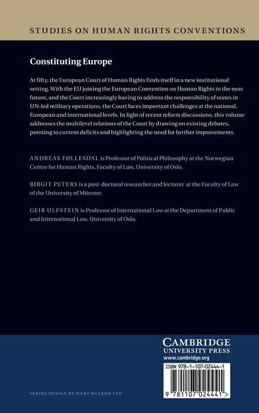 Produktbild: Constituting Europe