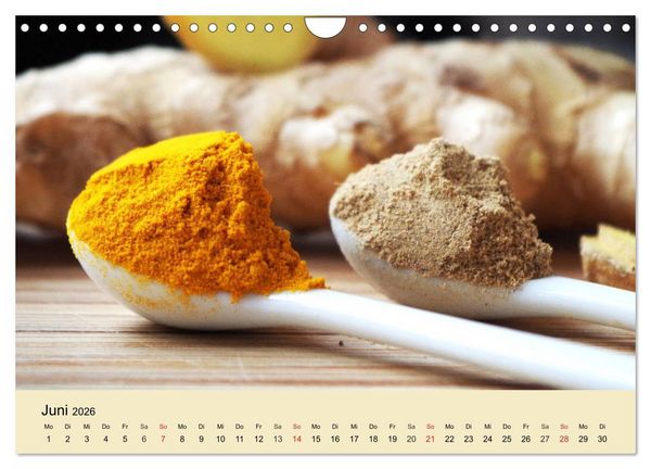 Produktbild: Aromatische Gew&uuml;rze. Die himmlischen Kostbarkeiten aus aller Welt (Wandkalender 2026 DIN A4 quer), CALVENDO Monatskalender