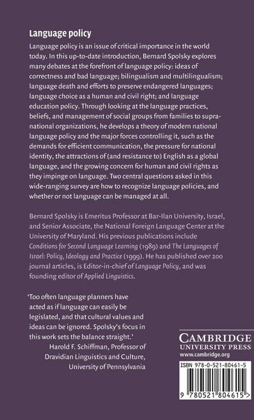 Produktbild: Language Policy