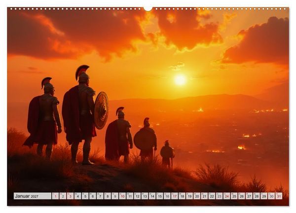 Produktbild: Odysseus Reise &ndash; Gefahren, Verlockungen, Schicksal (hochwertiger Premium Wandkalender 2027 DIN A2 quer), Kunstdruck in Hochglanz