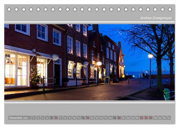 Produktbild: Greetsiel-Panorama (Tischkalender 2026 DIN A5 quer), CALVENDO Monatskalender