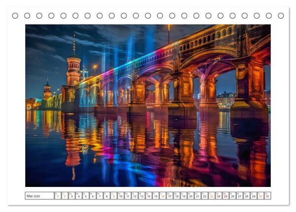 Produktbild: Ber&uuml;hmte Br&uuml;ckenwunder (Tischkalender 2026 DIN A5 quer), CALVENDO Monatskalender