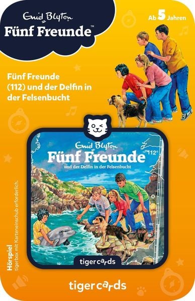 Produktbild: tigercard - F&uuml;nf Freunde - Folge 112: und der Delfin in der Felsenbucht