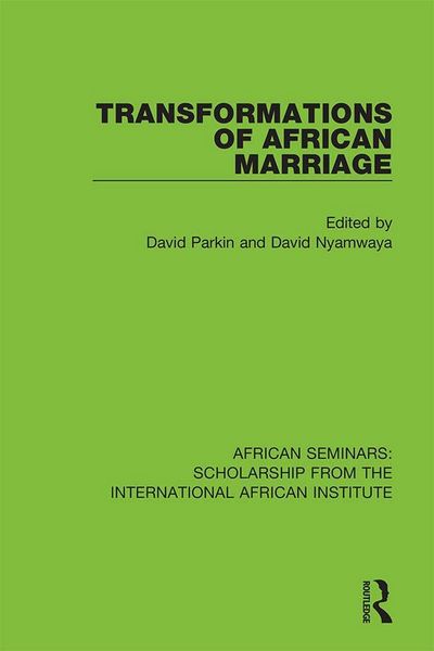 Produktbild: Transformations of African Marriage
