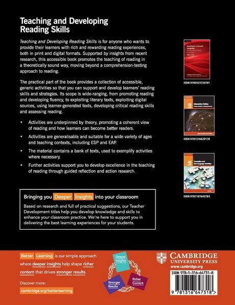 Produktbild: Teaching and Developing Reading Skills