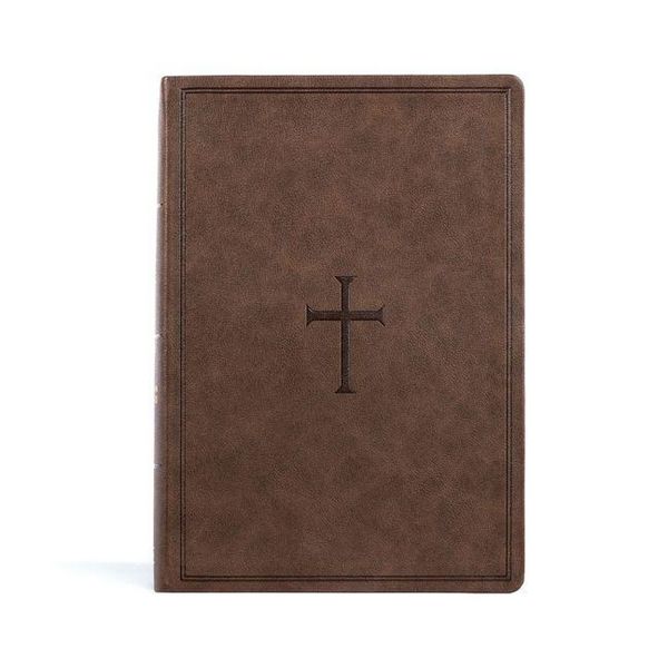 Produktbild: CSB Super Giant Print Reference Bible, Brown Leathertouch, Indexed