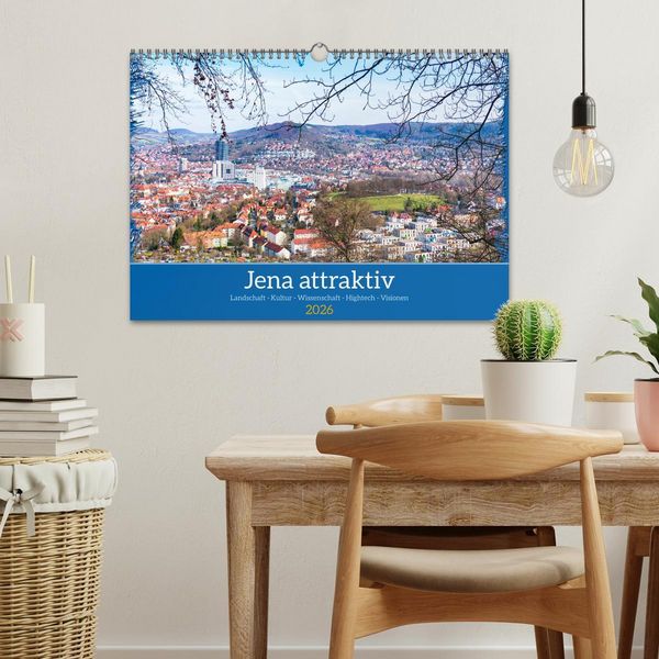 Produktbild: Jena attraktiv (Wandkalender 2026 DIN A3 quer), CALVENDO Monatskalender