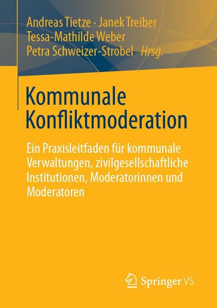 Produktbild: Kommunale Konfliktmoderation