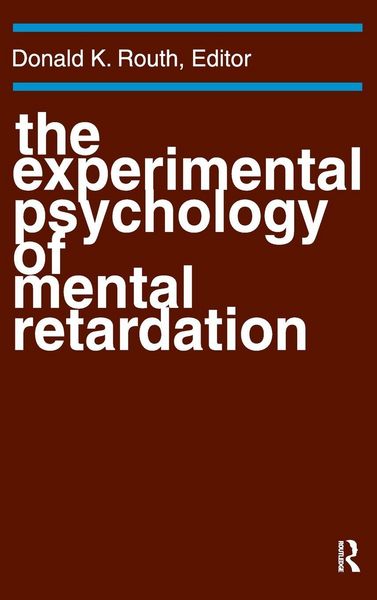 Produktbild: The Experimental Psychology of Mental Retardation