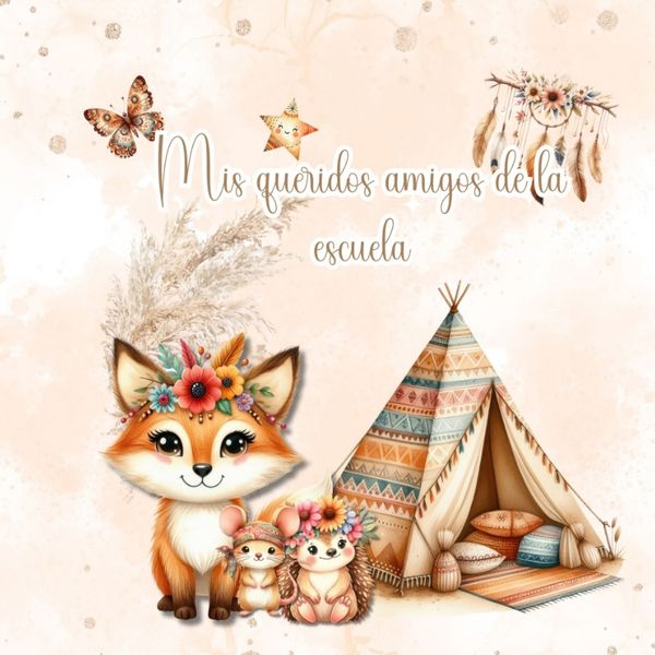 Produktbild: Mis amigos favoritos de la escuela - animales del bosque boho