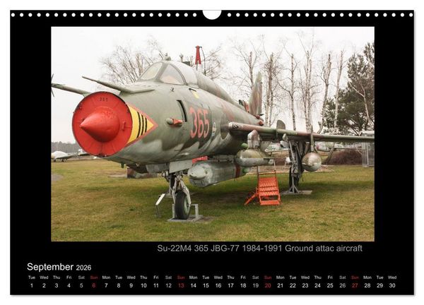 Produktbild: Airplanes and Helicopters of NVA 1957 - 1991 (Wall Calendar 2026 DIN A3 landscape), CALVENDO 12 Month Wall Calendar