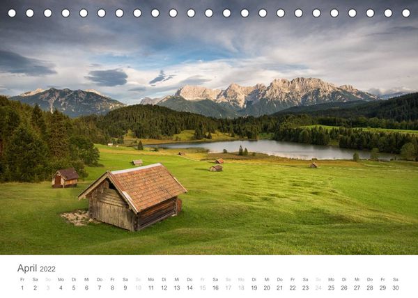 Produktbild: Alpine Seelandschaften (Tischkalender 2022 DIN A5 quer)