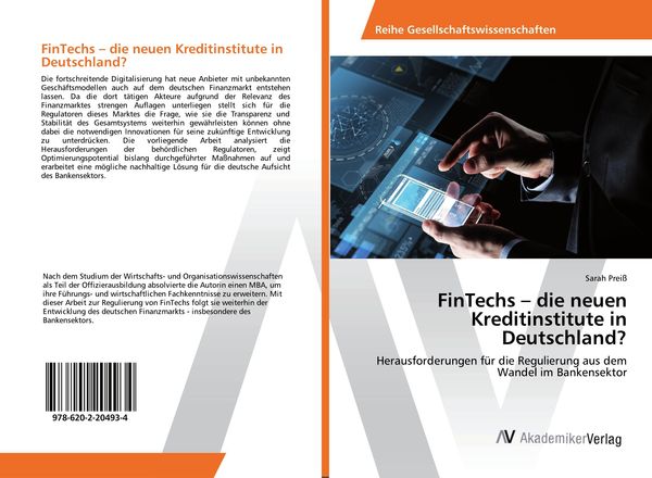 Produktbild: FinTechs - die neuen Kreditinstitute in Deutschland?