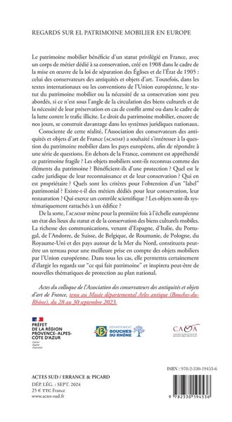 Produktbild: Regards sur le patrimoine des objets mobiliers en Europe