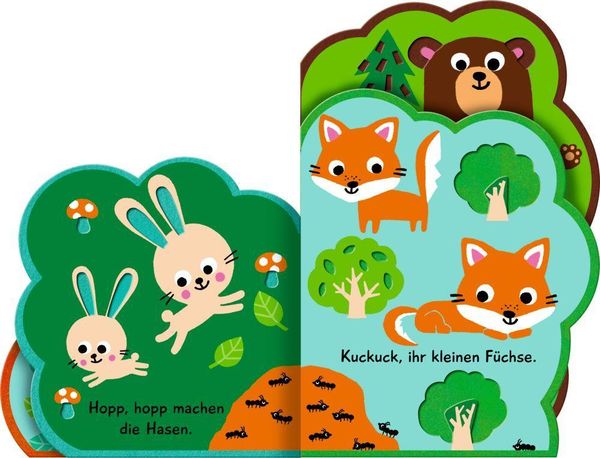 Produktbild: Mein Filz-F&uuml;hlbuch: Raschel, raschel! Wer wohnt im Wald?