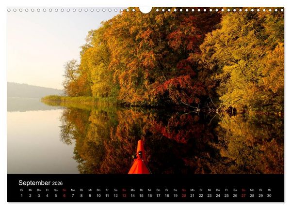 Produktbild: WasserSpiegel Mecklenburgische Seenplatte (Wandkalender 2026 DIN A3 quer), CALVENDO Monatskalender