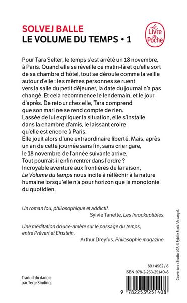 Produktbild: Le volume du temps. Tome 1