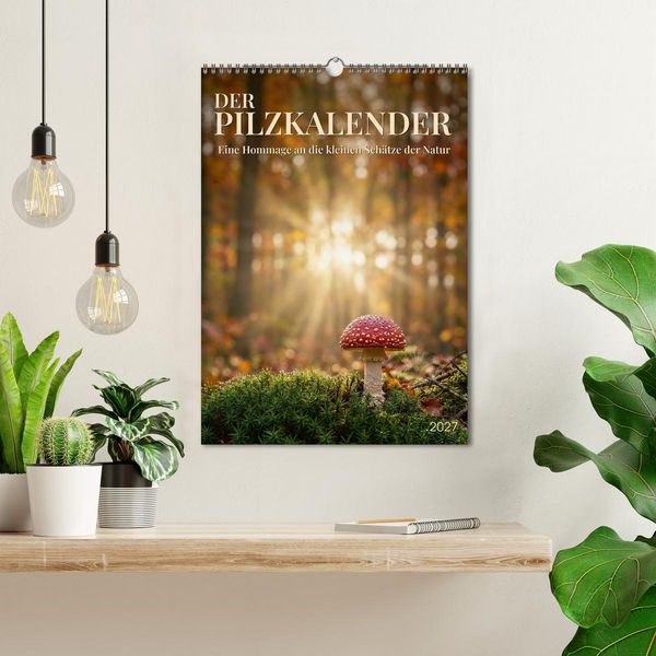 Produktbild: DER PILZKALENDER (Wandkalender 2027 DIN A3 hoch), CALVENDO Monatskalender