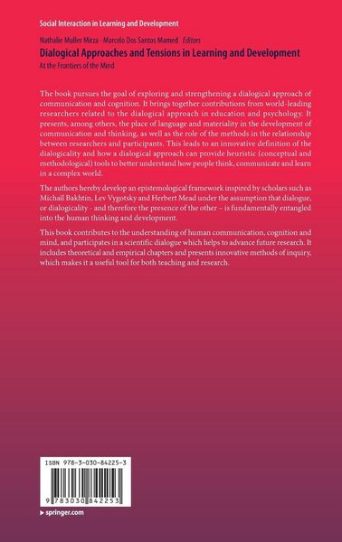 Produktbild: Dialogical Approaches and Tensions in Learning and Development