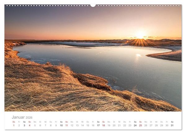 Produktbild: St. Peter-Ording. Deutschlands gr&ouml;&szlig;te Sandkiste (hochwertiger Premium Wandkalender 2026 DIN A2 quer), Kunstdruck in Hochglanz