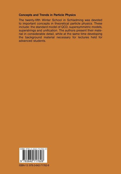 Produktbild: Concepts and Trends in Particle Physics