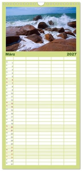 Produktbild: Familienplaner 2027 - Australien mit 5 Spalten (Wandkalender, 21 x 45 cm) CALVENDO