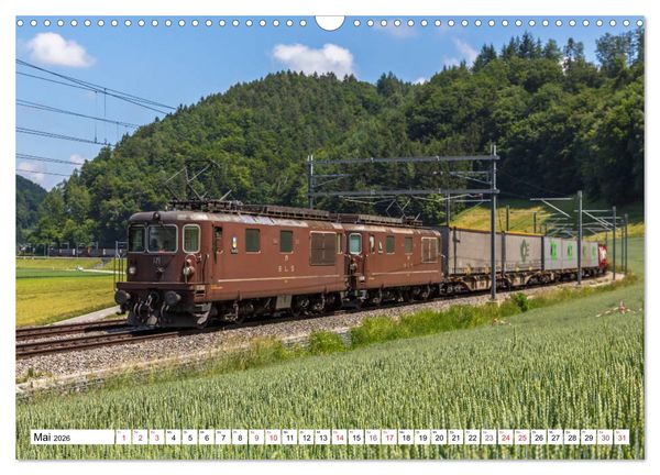 Produktbild: F&uuml;r G&uuml;ter die Bahn (Wandkalender 2026 DIN A3 quer), CALVENDO Monatskalender