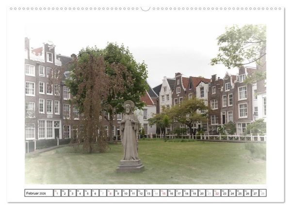 Produktbild: AMSTERDAM Erinnerungen (Wandkalender 2026 DIN A2 quer), CALVENDO Monatskalender