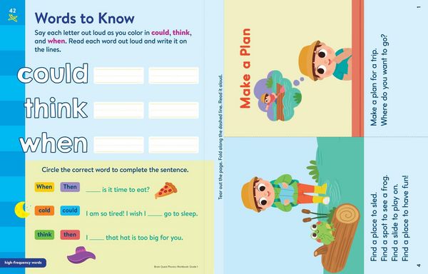 Produktbild: Brain Quest Phonics Workbook: Grade 1