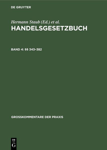 Produktbild: &sect;&sect; 343-382