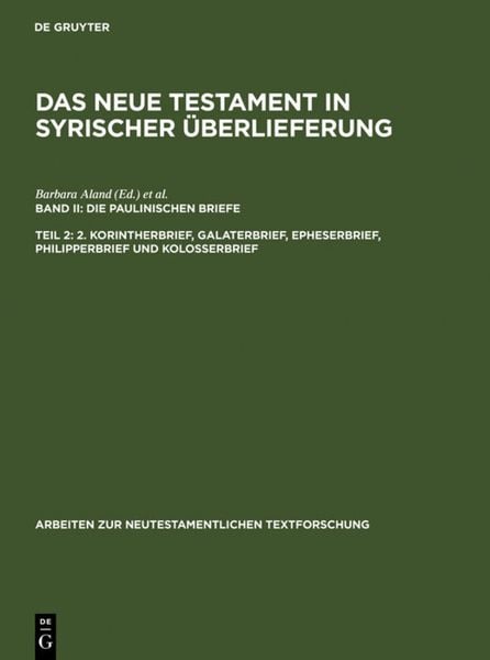Produktbild: 2. Korintherbrief, Galaterbrief, Epheserbrief, Philipperbrief und Kolosserbrief