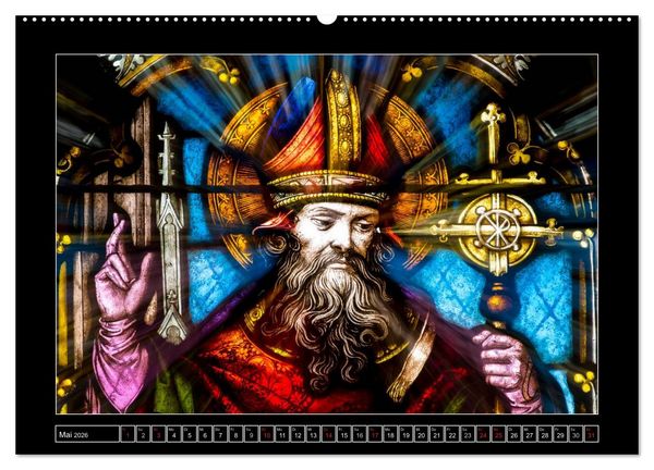 Produktbild: IRLAND - Fenster des Glaubens (hochwertiger Premium Wandkalender 2026 DIN A2 quer), Kunstdruck in Hochglanz