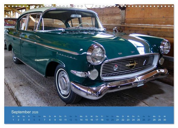Produktbild: Opel Classics (Wandkalender 2026 DIN A3 quer), CALVENDO Monatskalender