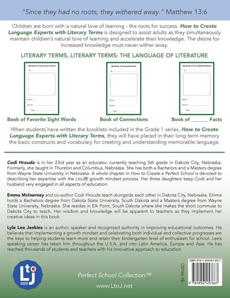 Produktbild: How to Create Language Experts with Literary Terms Grade 1