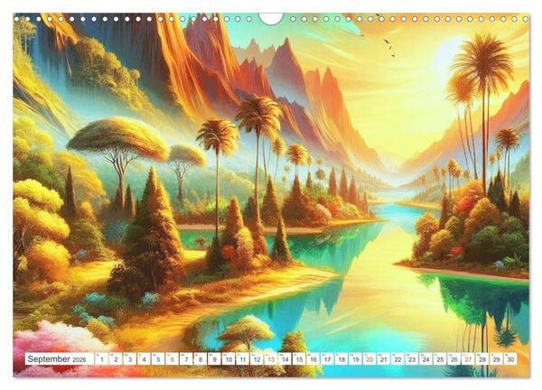 Produktbild: Futurplaneten (Wandkalender 2026 DIN A3 quer), CALVENDO Monatskalender