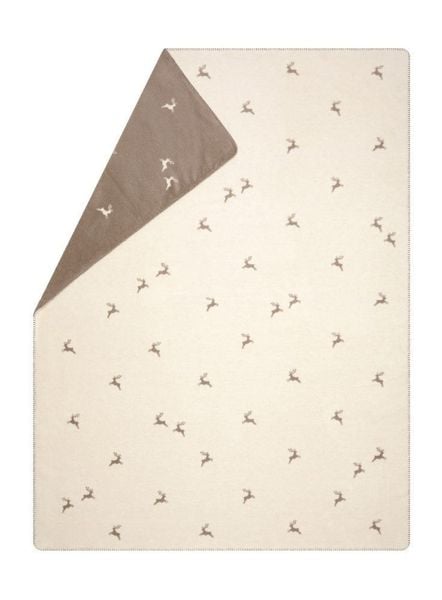 Produktbild: Wohndecke "Hirsch allover" (GRS)