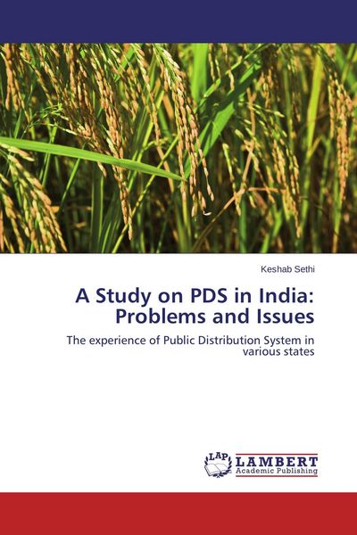 Produktbild: A Study on PDS in India: Problems and Issues