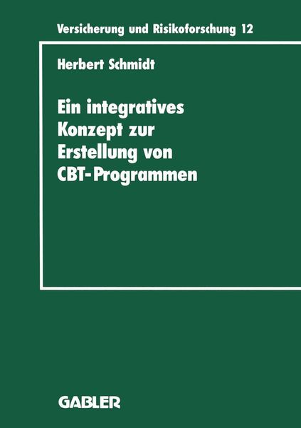 Produktbild: Ein integratives Konzept zur Erstellung von Computer-Based-Training-Programmen
