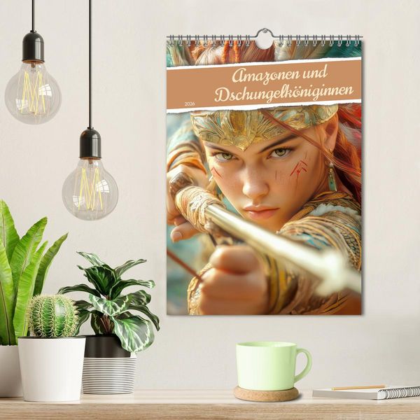 Produktbild: Amazonen und Dschungelk&ouml;niginnen (Wandkalender 2026 DIN A4 hoch), CALVENDO Monatskalender