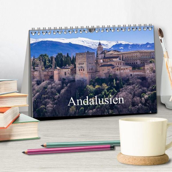 Produktbild: Andalusien (Tischkalender 2027 DIN A5 quer), CALVENDO Monatskalender