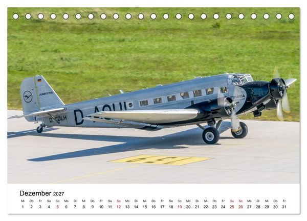 Produktbild: Klassiker der L&uuml;fte (Tischkalender 2027 DIN A5 quer), CALVENDO Monatskalender