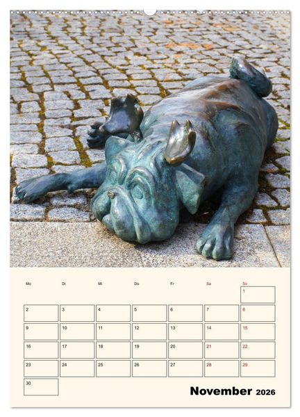 Produktbild: Brandenburg an der Havel - Ein Rundgang (Wandkalender 2026 DIN A2 hoch), CALVENDO Monatskalender