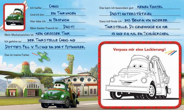 Produktbild: Disney Planes Kindergartenfreundebuch