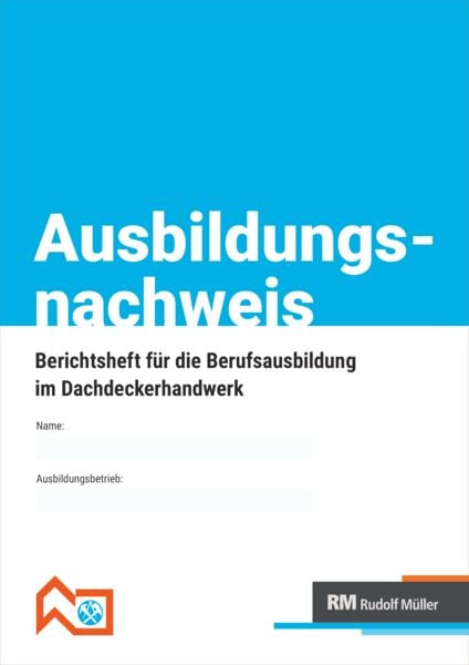 Produktbild: Ausbildungsnachweis Dachdeckerhandwerk
