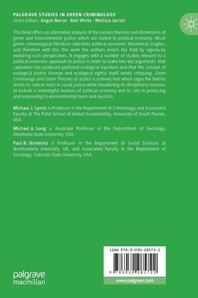 Produktbild: Green Criminology and Green Theories of Justice