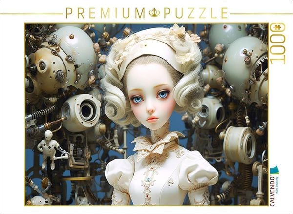 CALVENDO Puzzle Roboterpuppe | 1000 Teile Lege-Größe 64x48cm Foto-Puzzle für glückliche Stunden