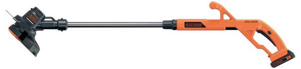 Produktbild: Black & Decker Akku Akku-Rasentrimmer inkl. Akku, inkl. Ladeger&auml;t, H&ouml;henverstellbarer Griff 18 V Schnittbreite (max.): 25 cm