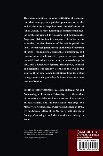 Produktbild: The Divinization of Caesar and Augustus
